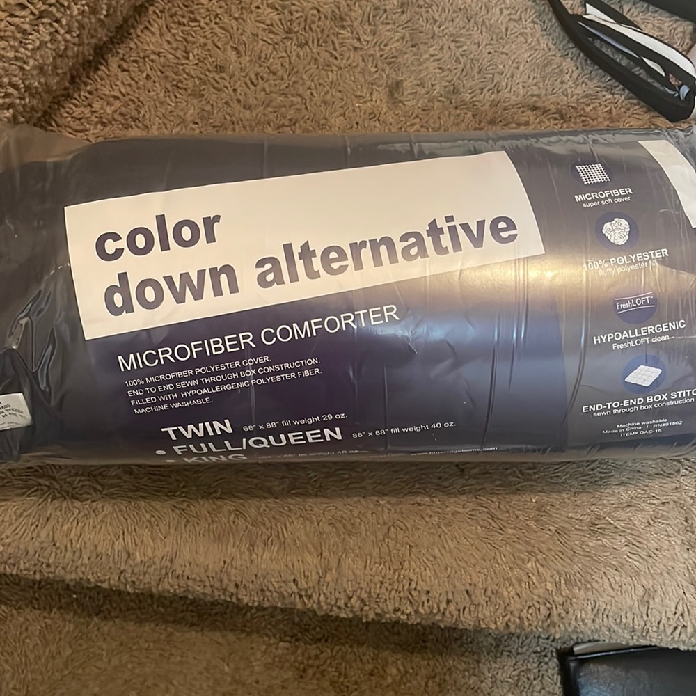 Navy Blue Twin Comforter